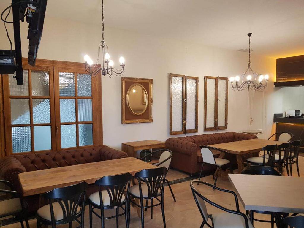 Traditional seating in Restaurant Dulcinea de El Toboso